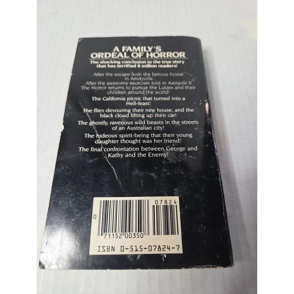 Amityville : The Final Chapter Mass Market Paperbound John G. Jon